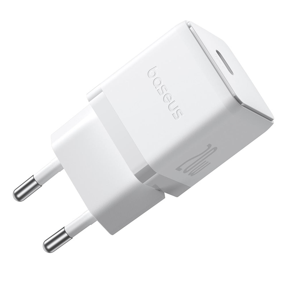Síťová nabíječka s kabelem USB-C Baseus Palm, 20W, 3A, 1 x USB-C, Bílá P10111602213-01