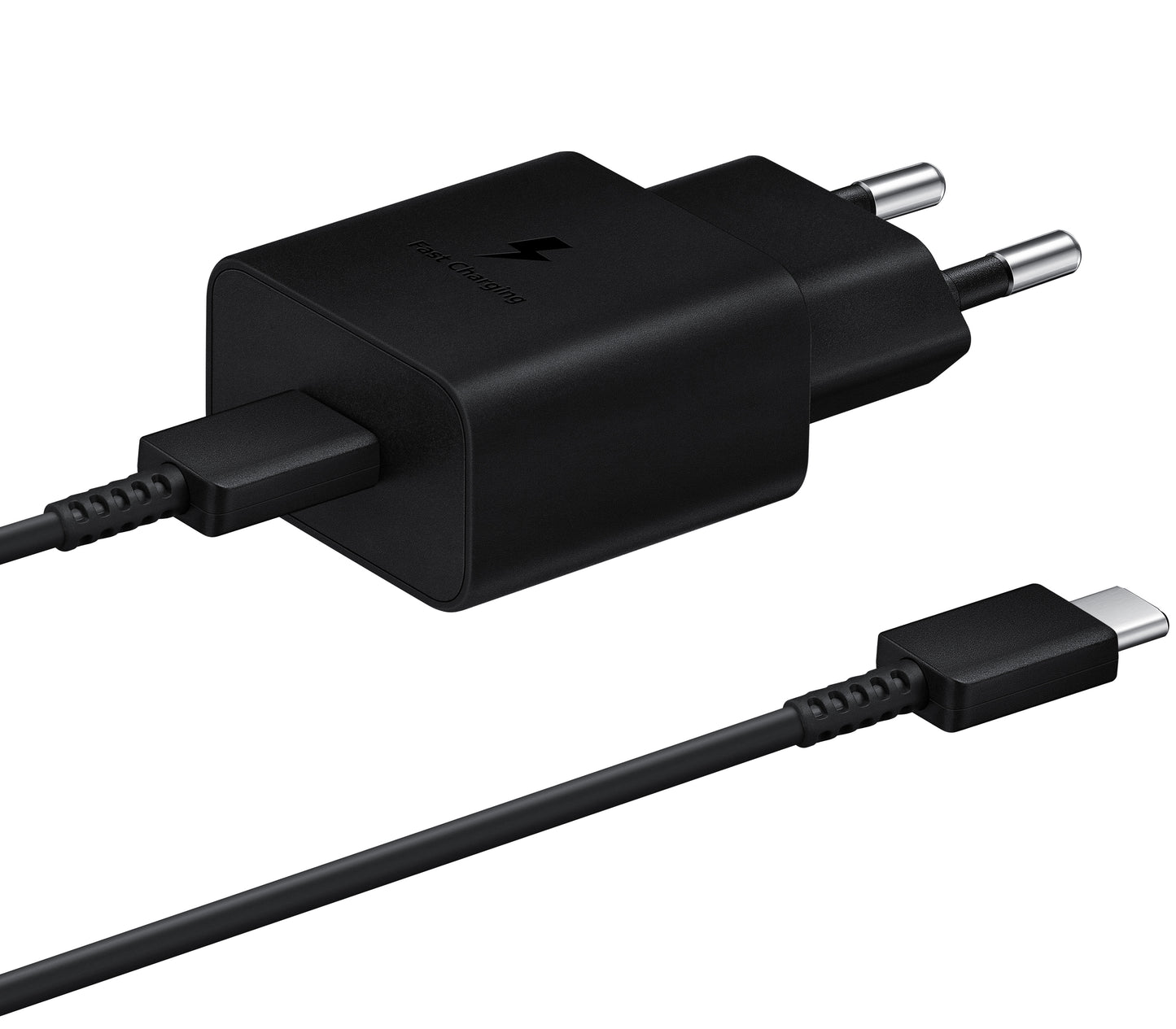 Síťová nabíječka Samsung USB-C s kabelem USB-C, 15W, 2A, 1 x USB-C, černá EP-T1510XBEGEU EP-T1510XBEGEU
