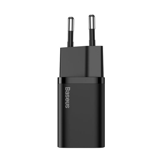 Síťová nabíječka Baseus Super Si USB-C s kabelem USB-C, 25 W, 3A, 1 x USB-C, černá TZCCCSUP-L01
