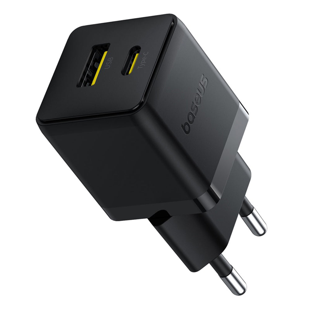 Síťová nabíječka s kabelem USB-C Baseus Palm, 30W, 3A, 1 x USB-A - 1 x USB-C, Černá P1011160A113-01