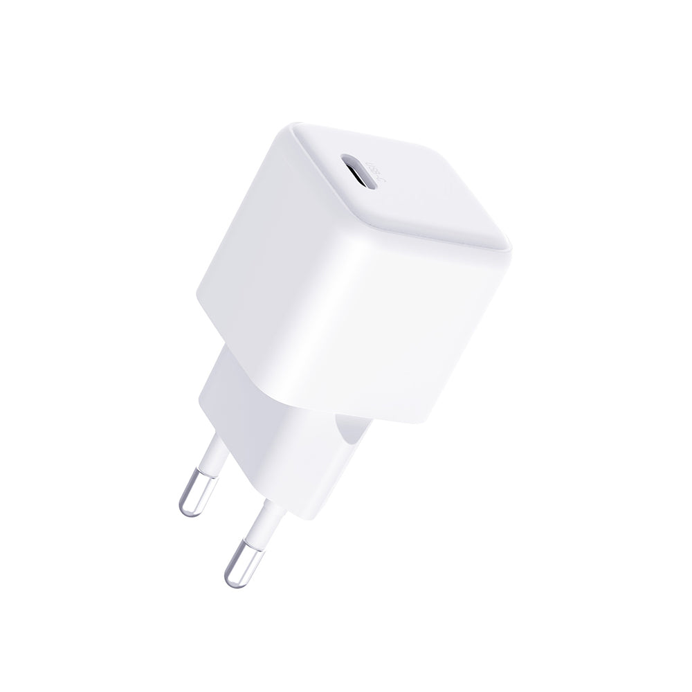 Síťová nabíječka s kabelem USB-C 3MK Hyper, 25W, 3A, 1 x USB-C, bílá