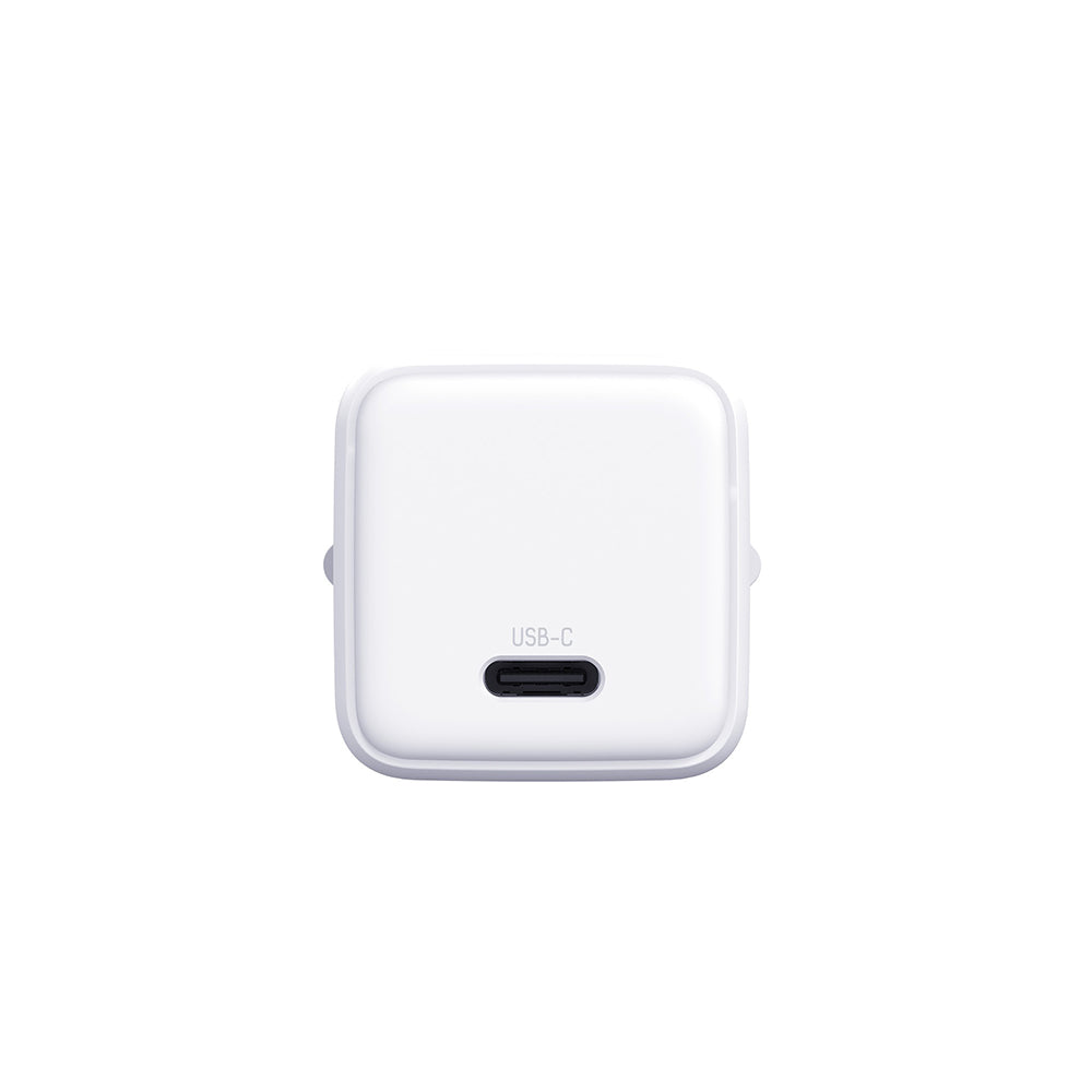 Síťová nabíječka s kabelem USB-C 3MK Hyper, 25W, 3A, 1 x USB-C, bílá