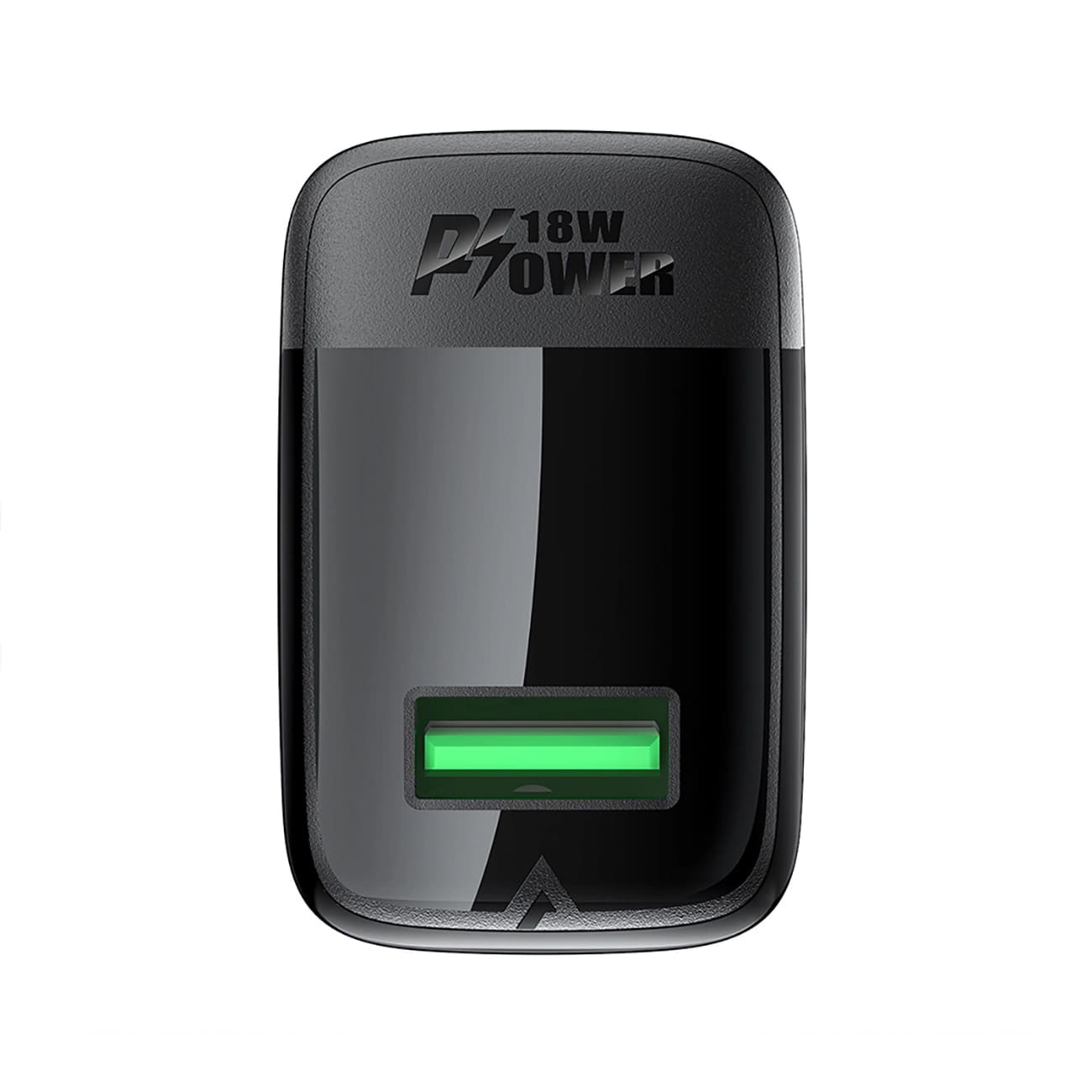 Síťová nabíječka s kabelem USB-C Acefast A90, 18W, 3A, 1 x USB-A, černá