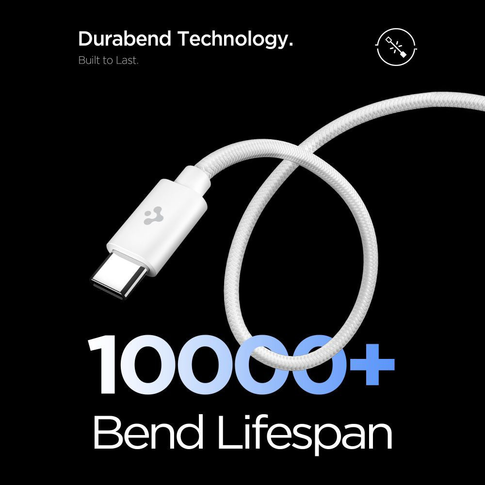 Síťová nabíječka s kabelem USB-C Spigen EE451EU Essential, 45W, 3A, 1 x USB-C, Bílá ACH09473
