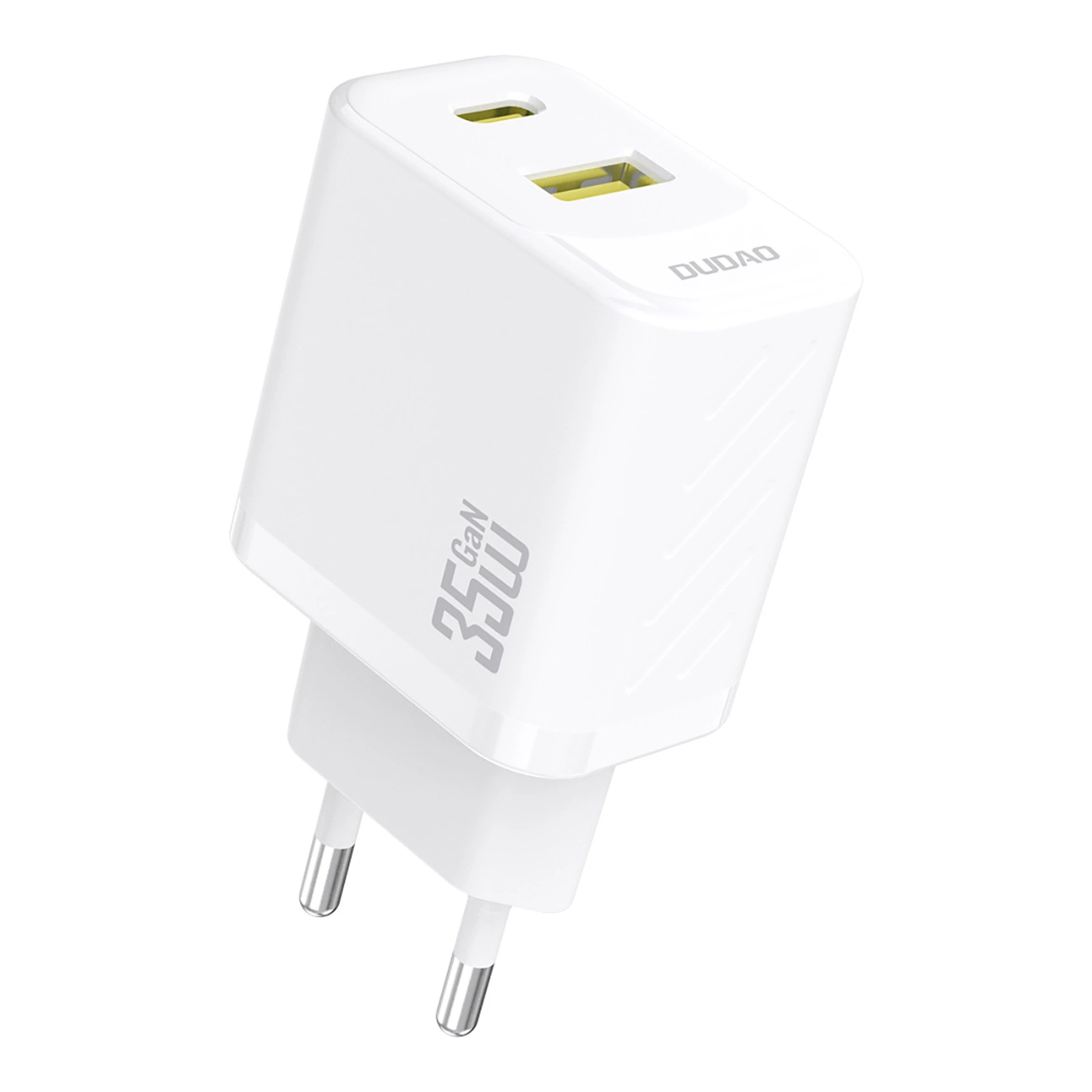 Síťová nabíječka Dudao A27 Max, 35W, 1 x USB-A - 1 x USB-C, Bílá