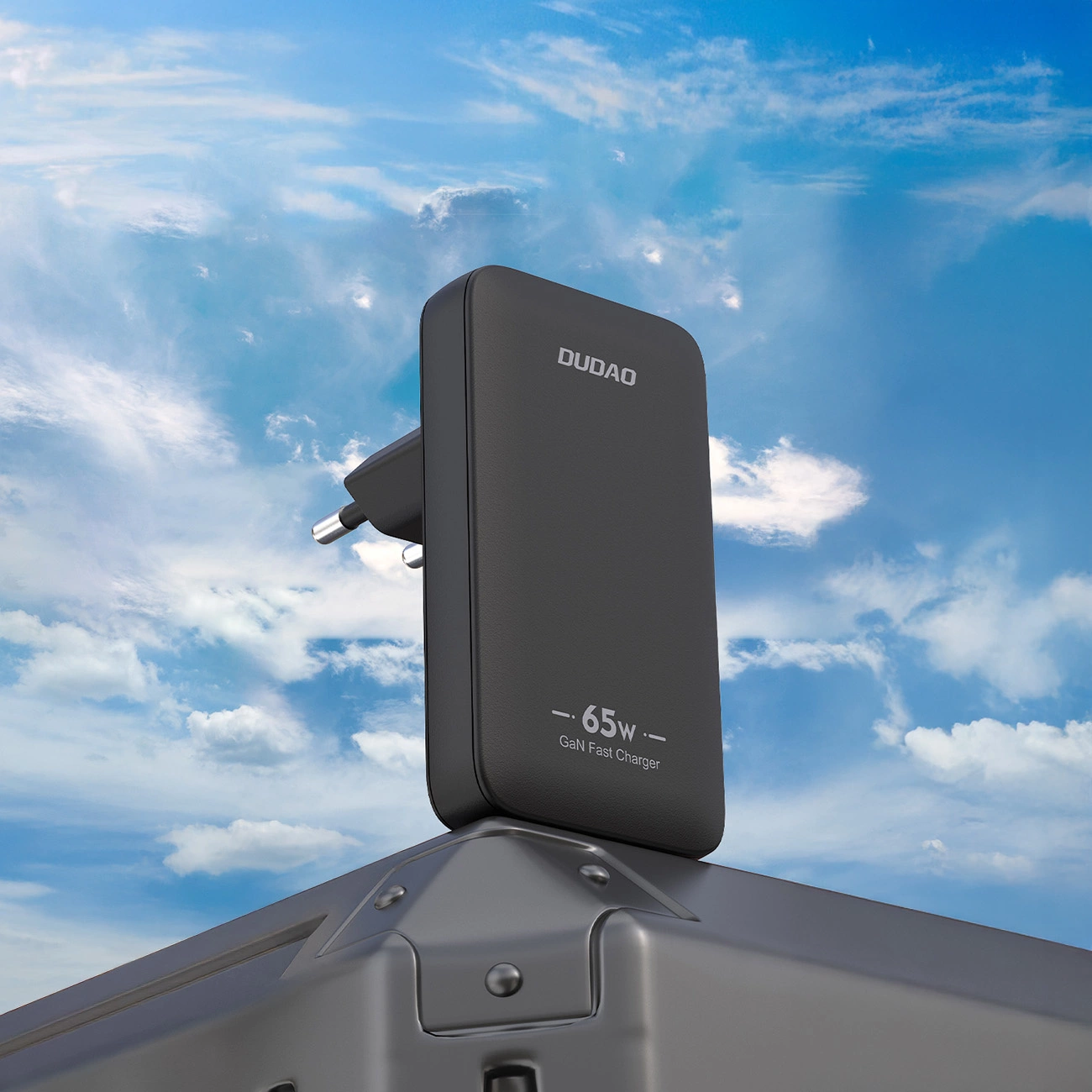 Síťová nabíječka Dudao A65Q Travel, 65W, 3.25A, 1 x USB-A - 1 x USB-C, Černá