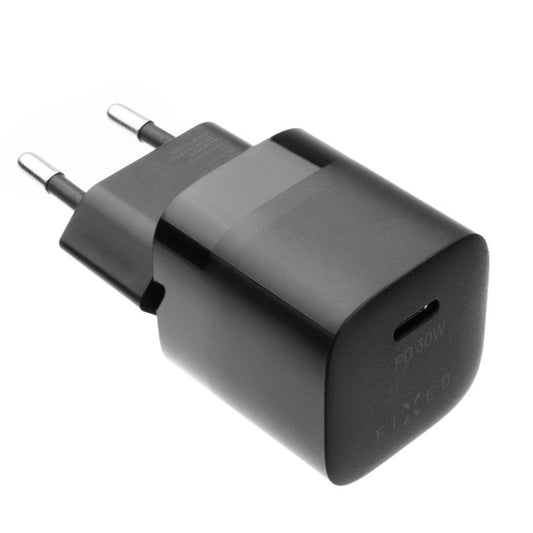 Nabíječka Fixed Mini, 30W, 3A, 1 x USB-C, Černá