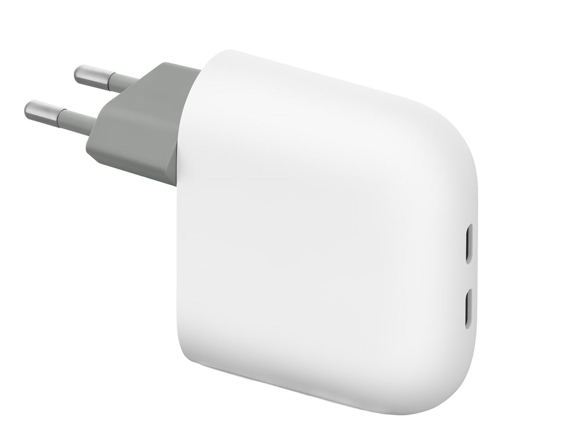 Síťová nabíječka Google, 67W, 4A, 2 x USB-C, Bílá GA09856-EU