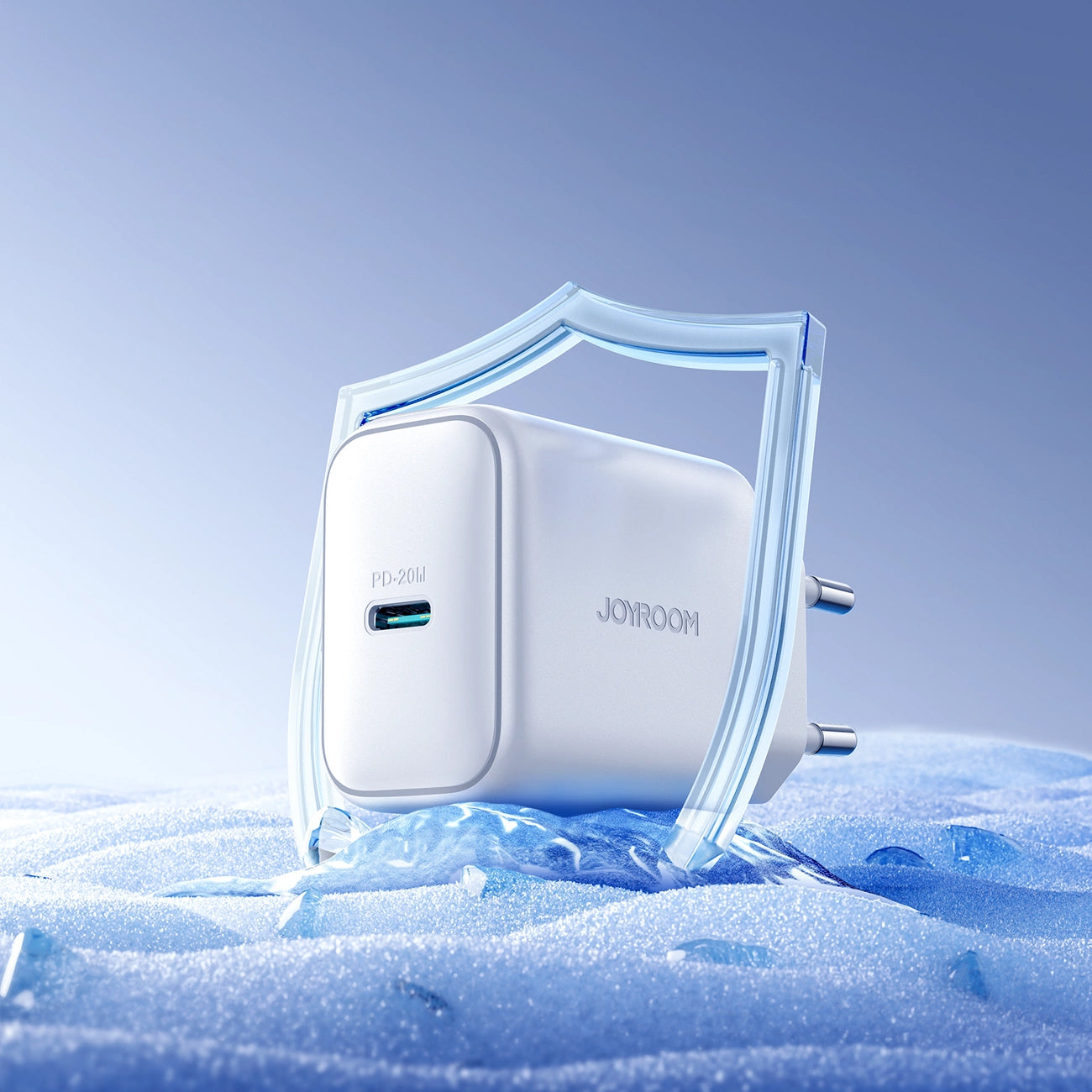 Síťová nabíječka Joyroom JR-TCF20, 20W, 3A, 1 x USB-C, Bílá