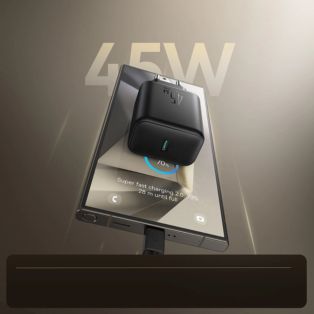 Síťová nabíječka Joyroom JR-TCG13, 45W, 3A, 1 x USB-C, Černá
