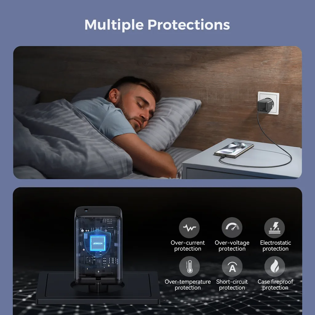 Síťová nabíječka Joyroom JR-TCG18, 65W, 3.25A, 1 x USB-C, Černá