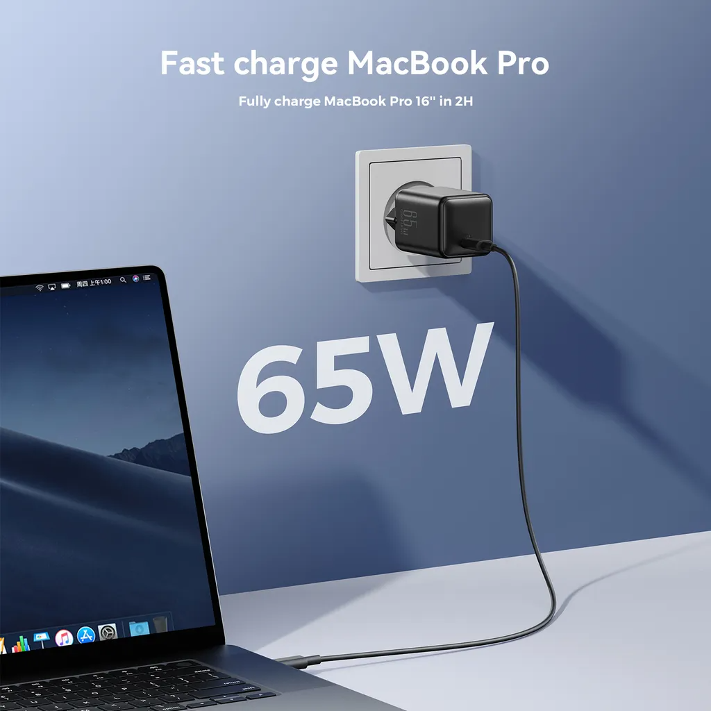 Síťová nabíječka Joyroom JR-TCG18, 65W, 3.25A, 1 x USB-C, Černá