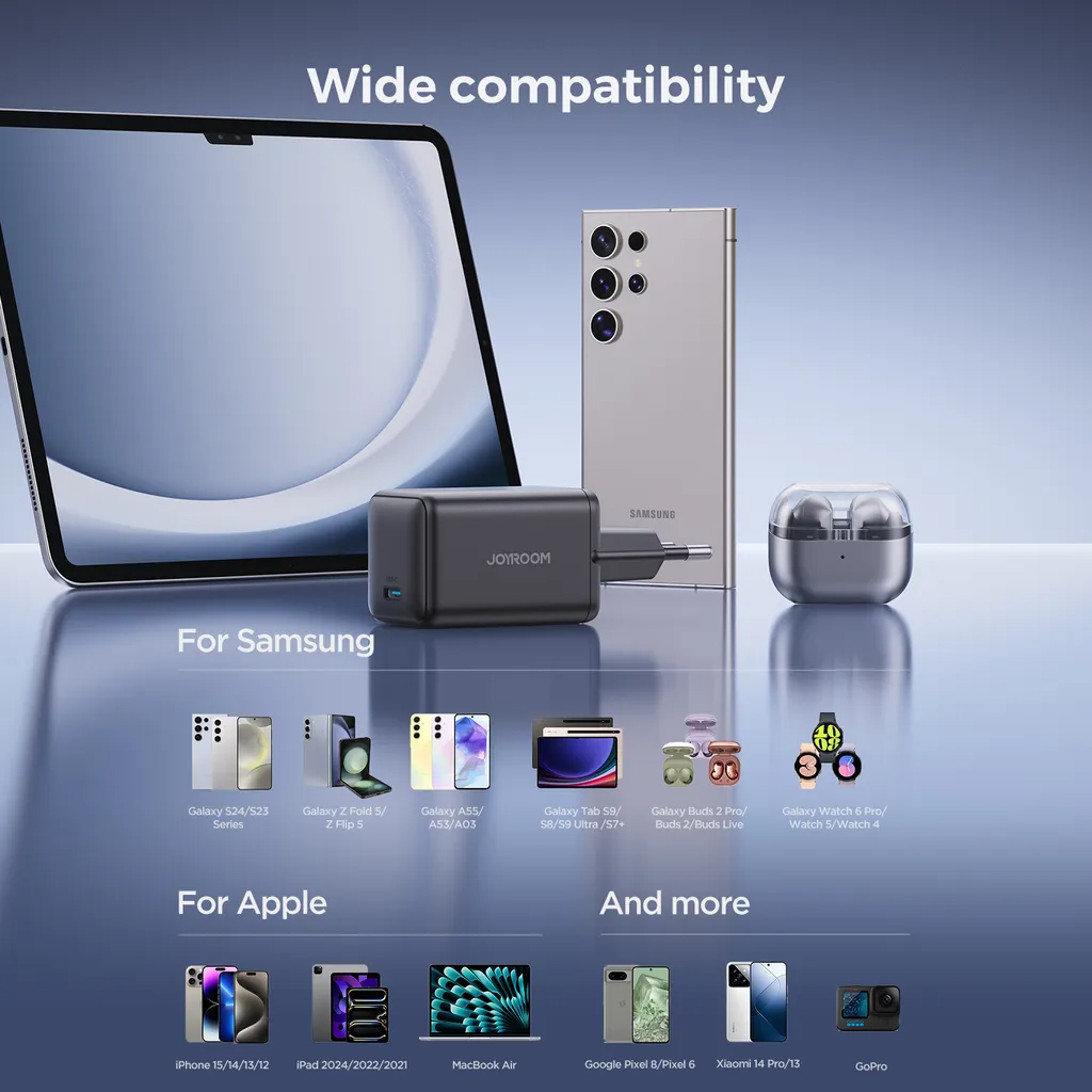 Síťová nabíječka Joyroom JR-TCG18, 65W, 3.25A, 1 x USB-C, Černá