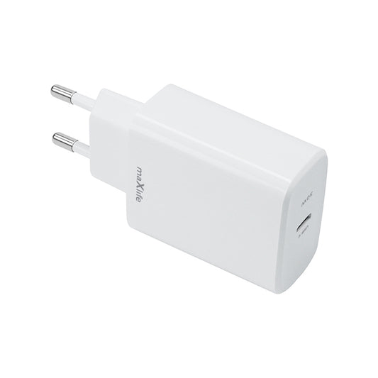 Síťová nabíječka MaXlife MXTC-10-30C, 30W, 3A, 1 x USB-C, bílá