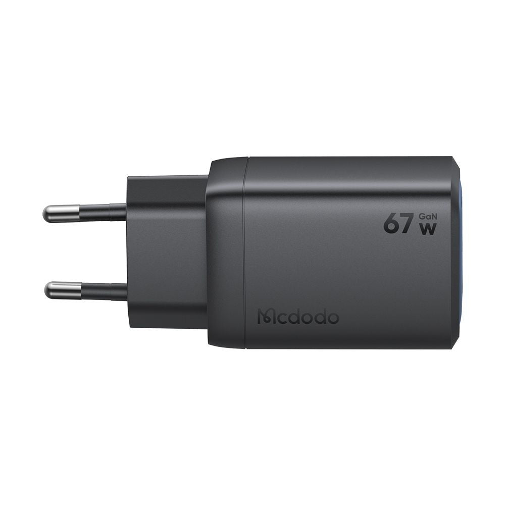 Síťová nabíječka McDodo CH-0970 Gana Mini, 67W, 3A, 1 x USB-A - 2 x USB-C, černá
