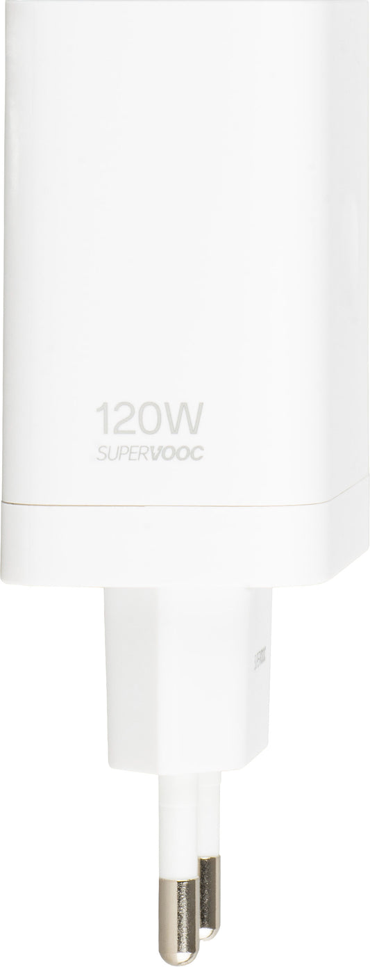 Síťová nabíječka OnePlus, 120W, 1 x USB-A, bílá
