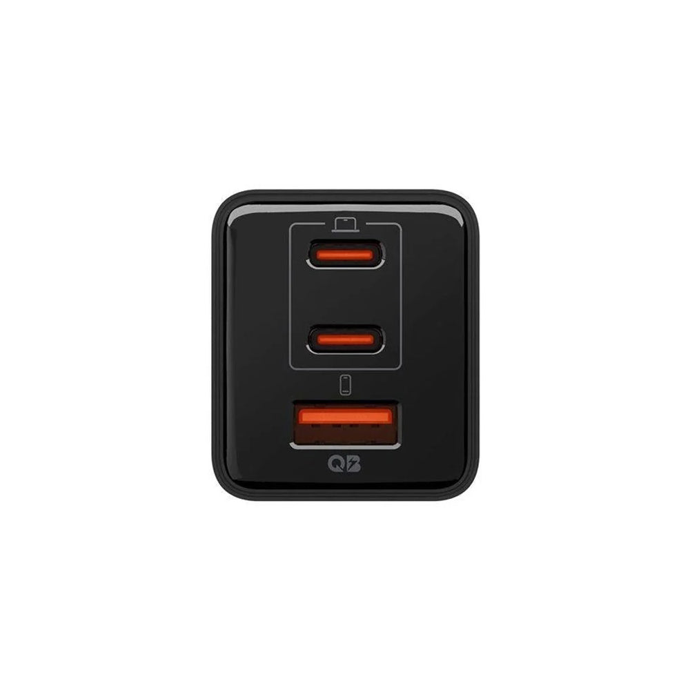 Síťová nabíječka Spigen EE473EU Essential, 47W, 3A, 1 x USB-A - 2 x USB-C, Černá ACH09465