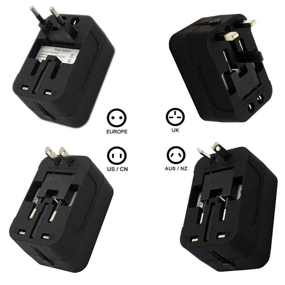 Síťová nabíječka Techsuit HHT202 Travel, 10W, 2A, 2 x USB-A, Bílá