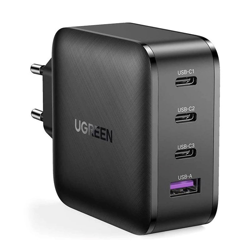 Síťová nabíječka UGREEN CD104, 65W, 3A, 1 x USB-A - 3 x USB-C, černá