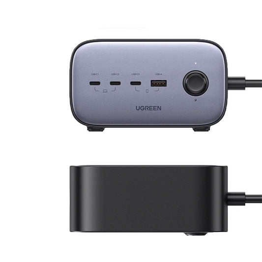 Prodlužovací kabel UGREEN CD270, 2 x Schuko, šedý