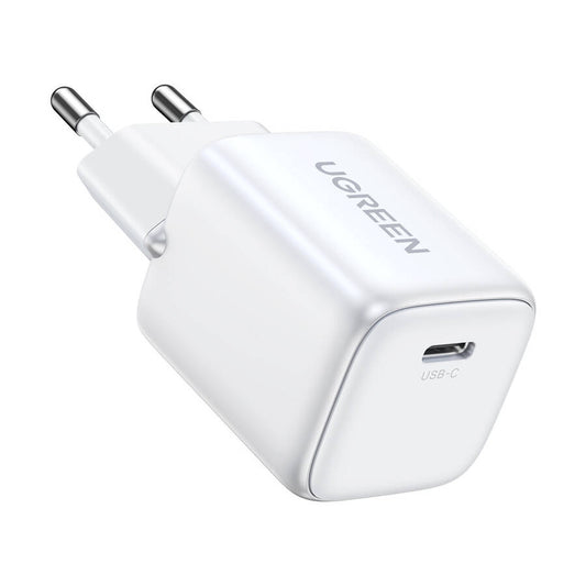 Síťová nabíječka UGREEN CD318, 20W, 3A, 1 x USB-C, bílá