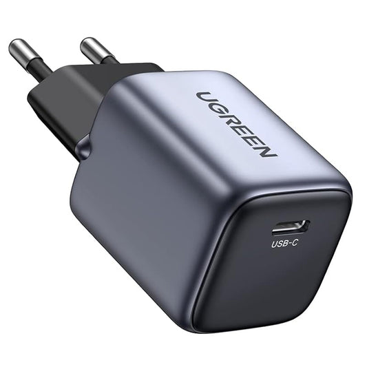 Síťová nabíječka UGREEN CD319, 30W, 3A, 1 x USB-C, šedá
