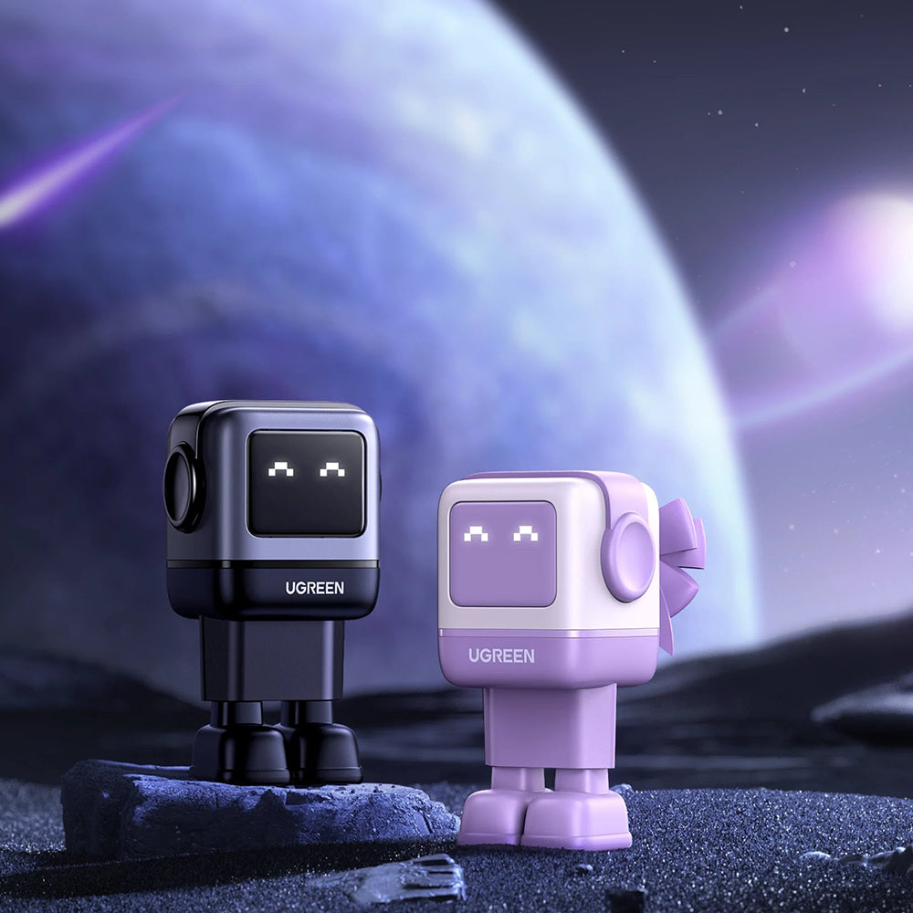 Síťová nabíječka UGREEN CD361 Uno, 65W, 3.25A, 1 x USB-A - 2 x USB-C, Fialová