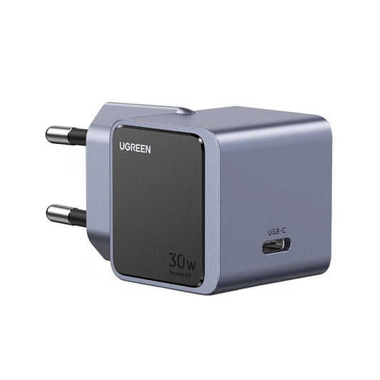 Síťová nabíječka UGREEN X503 Nexode Air, 30 W, 3A, 1 x USB-C, šedá