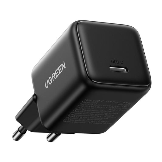 Síťová nabíječka UGREEN X512, 20W, 3A, 1 x USB-C, Černá