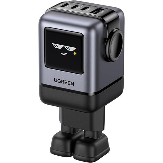 Síťová nabíječka UGREEN X688 Uno, 100W, 5A, 1 x USB-A - 3 x USB-C, černá