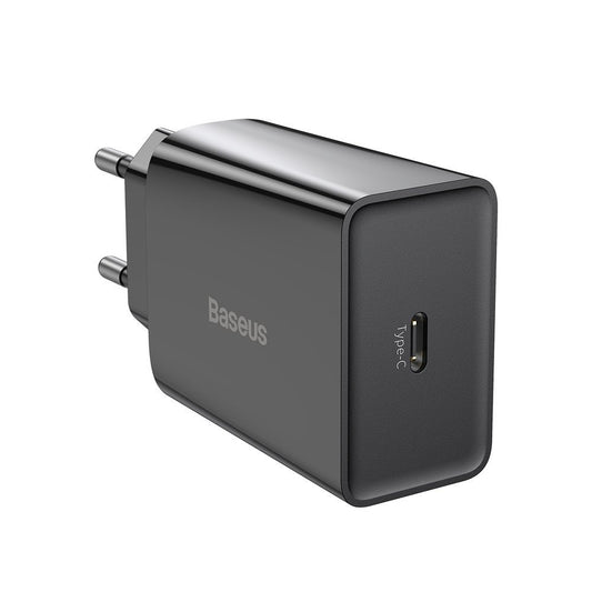Síťová nabíječka Baseus Speed, 20W, 3A, 1 x USB-C, černá CCFS-SN01