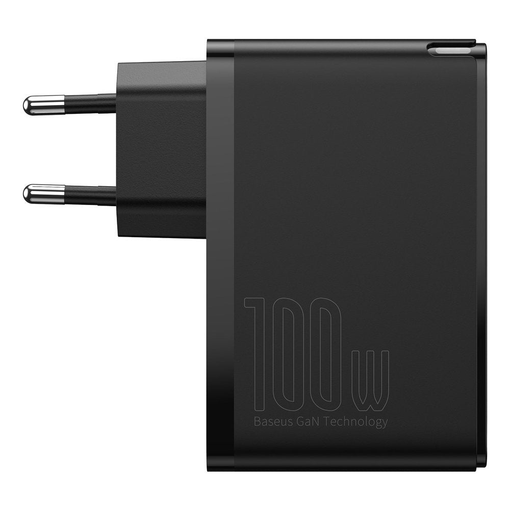Síťová nabíječka Baseus GaN2 Pro, 100 W, 5 A, 2 x USB-A - 2 x USB-C, černá CCGAN2P-L01