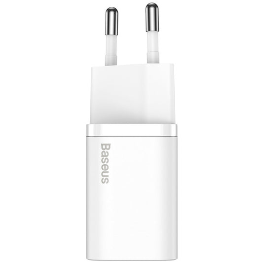 Síťová nabíječka Baseus Super Si, 20W, 3A, 1 x USB-C, bílá CCSUP-B02