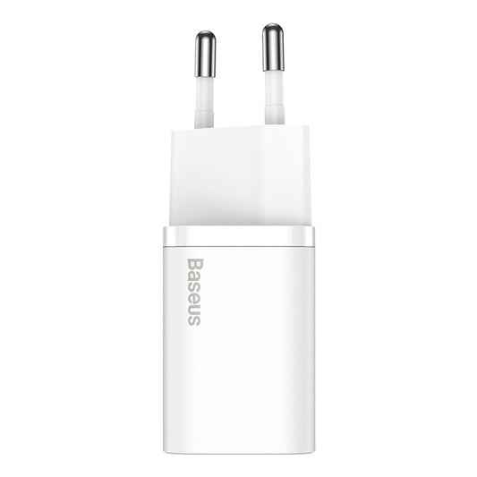 Síťová nabíječka Baseus Super Si, 25W, 3A, 1 x USB-C, bílá CCSP020102