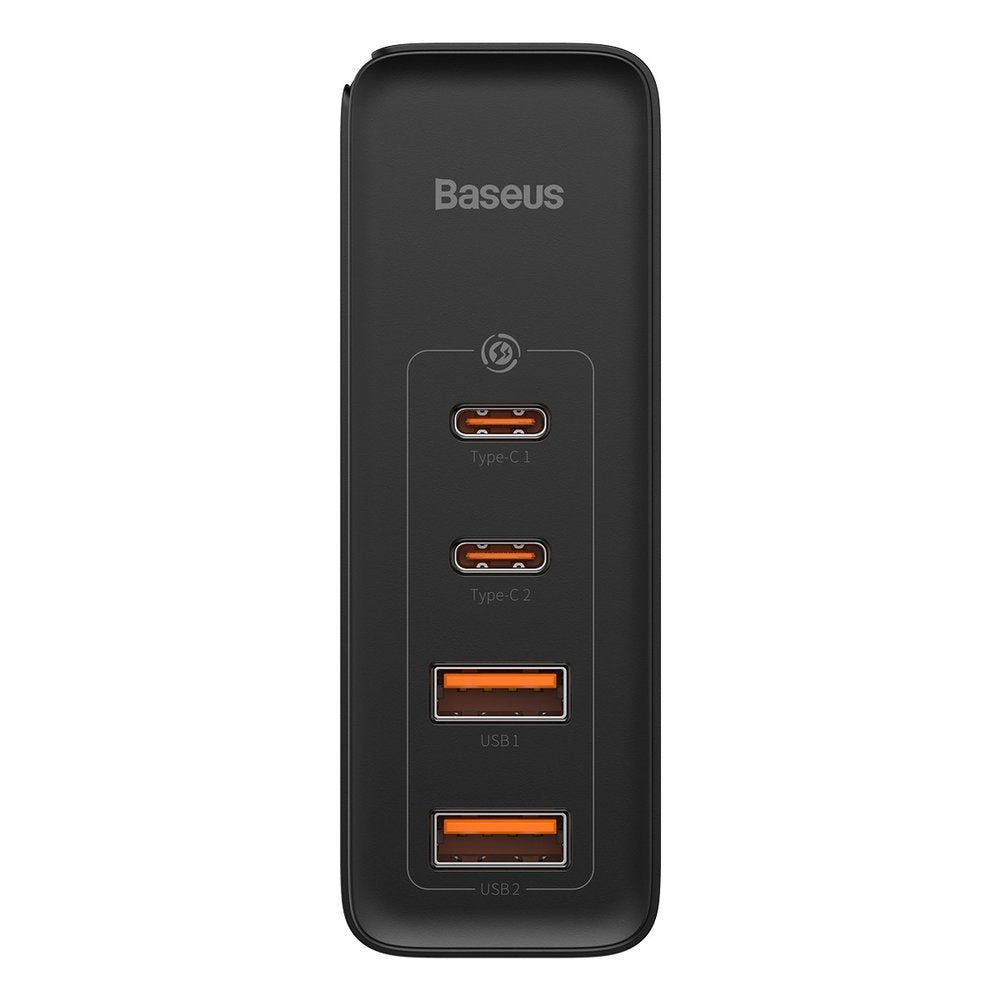 Síťová nabíječka Baseus GaN2 Pro, 100 W, 5 A, 2 x USB-A - 2 x USB-C, černá CCGAN2P-L01