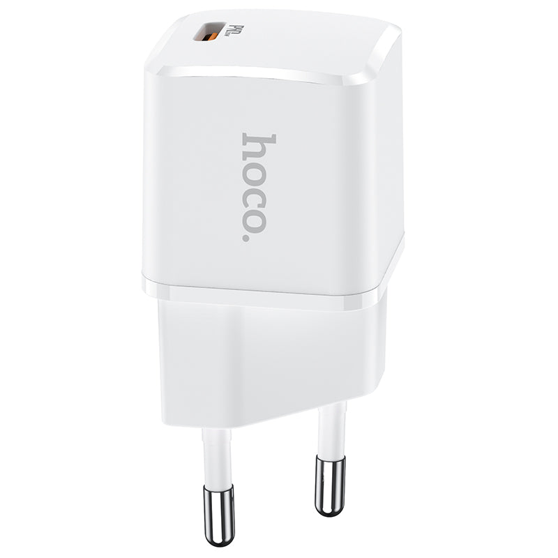 Síťová nabíječka HOCO N10, 20W, 3A, 1 x USB-C, bílá