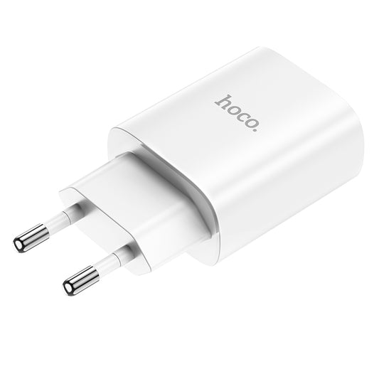 Síťová nabíječka HOCO N14, 20W, 3A, 1 x USB-C, bílá