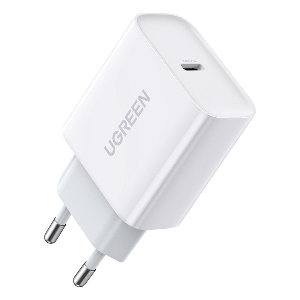 Síťová nabíječka UGREEN CD137, 18W, 3A, 1 x USB-C, Bílá