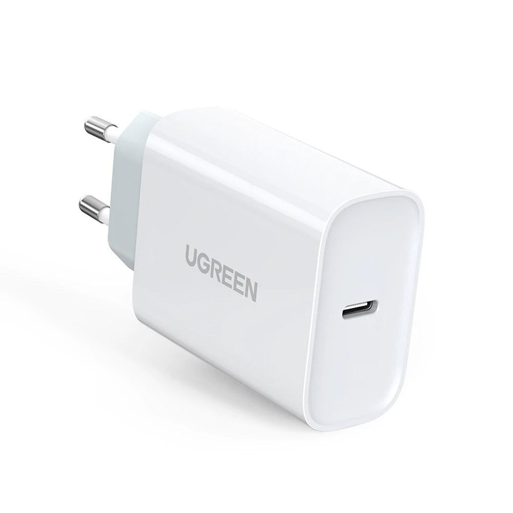 Síťová nabíječka UGREEN CD127, 30W, 3A, 1 x USB-C, bílá