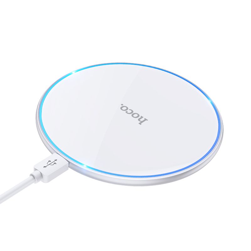 Bezdrátová síťová nabíječka HOCO CW6 Pro, 15W, 1.67A, Bílá