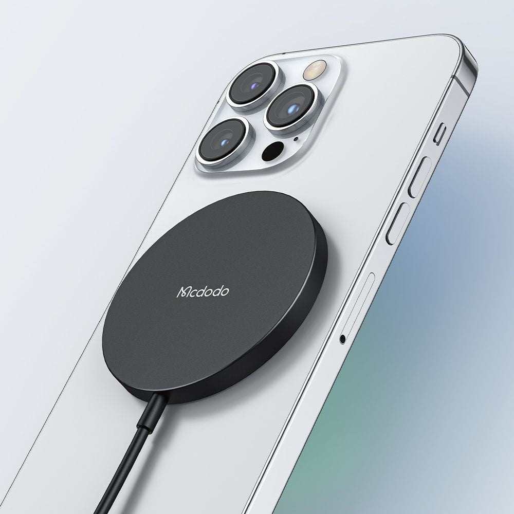Bezdrátová síťová nabíječka McDodo CH-4360 Moon, 15W, 1.67A, Černá