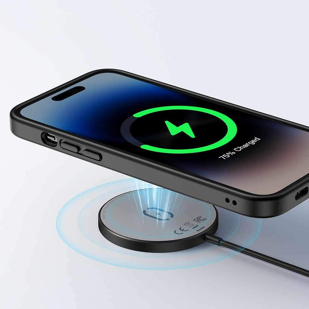 Bezdrátová síťová nabíječka McDodo CH-4360 Moon, 15W, 1.67A, Černá