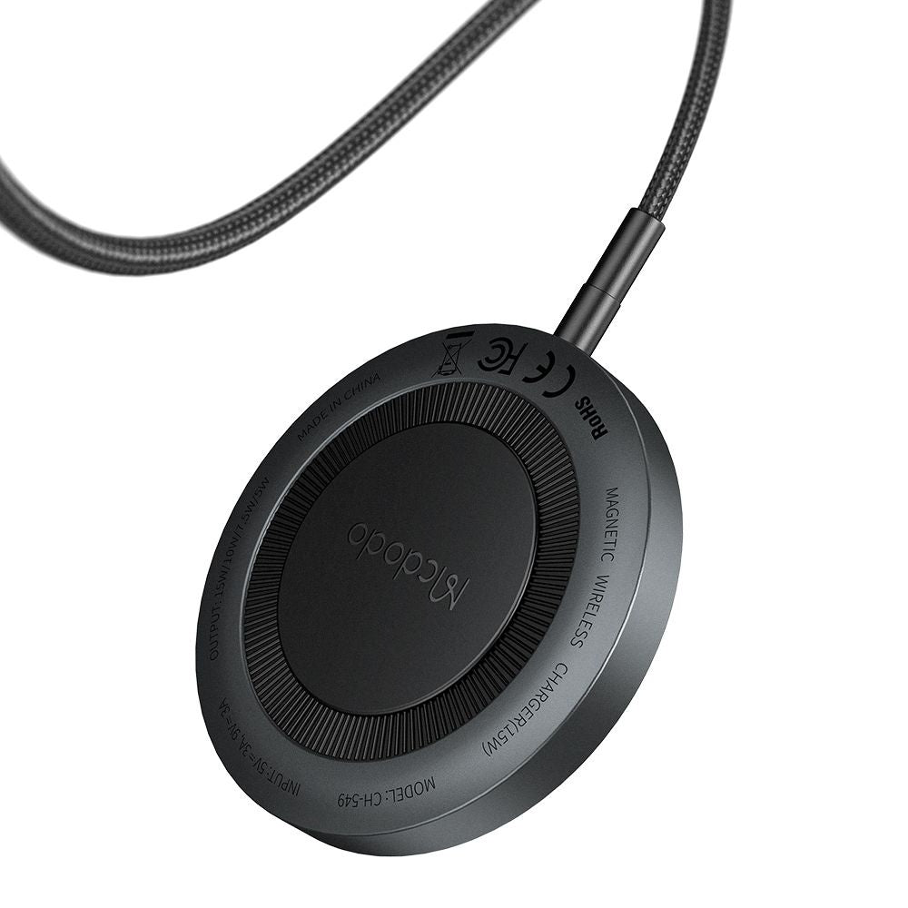 Bezdrátová síťová nabíječka McDodo CH-5490, 15W, 1.67A, Černá