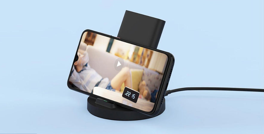 Bezdrátová síťová nabíječka Xiaomi Mi Stand, 20 W, 1,8 A, černá GDS4145GL