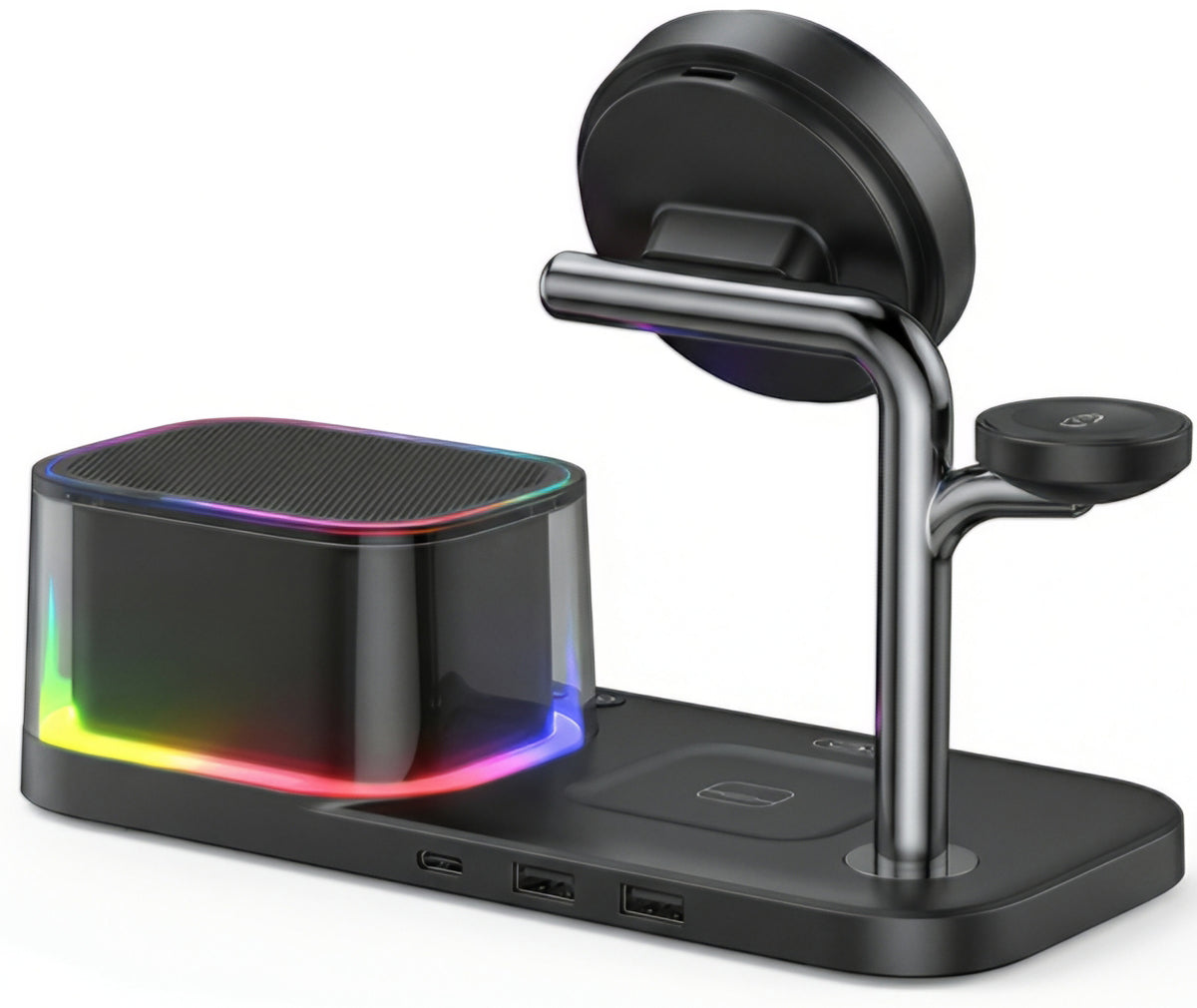 Bezdrátová síťová nabíječka XO Design CX045 3v1, 25W, černá
