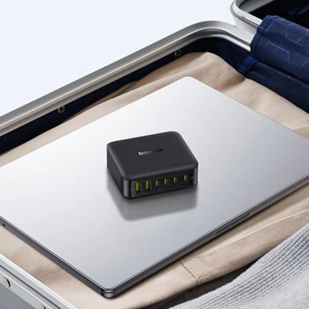 Nabíječka Baseus EnerFill FH21, 120W, 3.25A, 2 x USB-A - 4 x USB-C, Černá E0120T00
