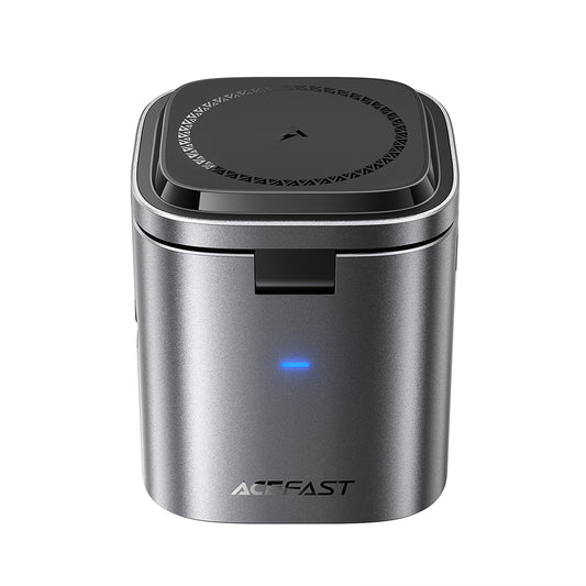 Nabíjecí stanice s kabelem USB-C Acefast Z9 QI 6v1, 80W, 1 x USB-C - 1 x USB-A, černá