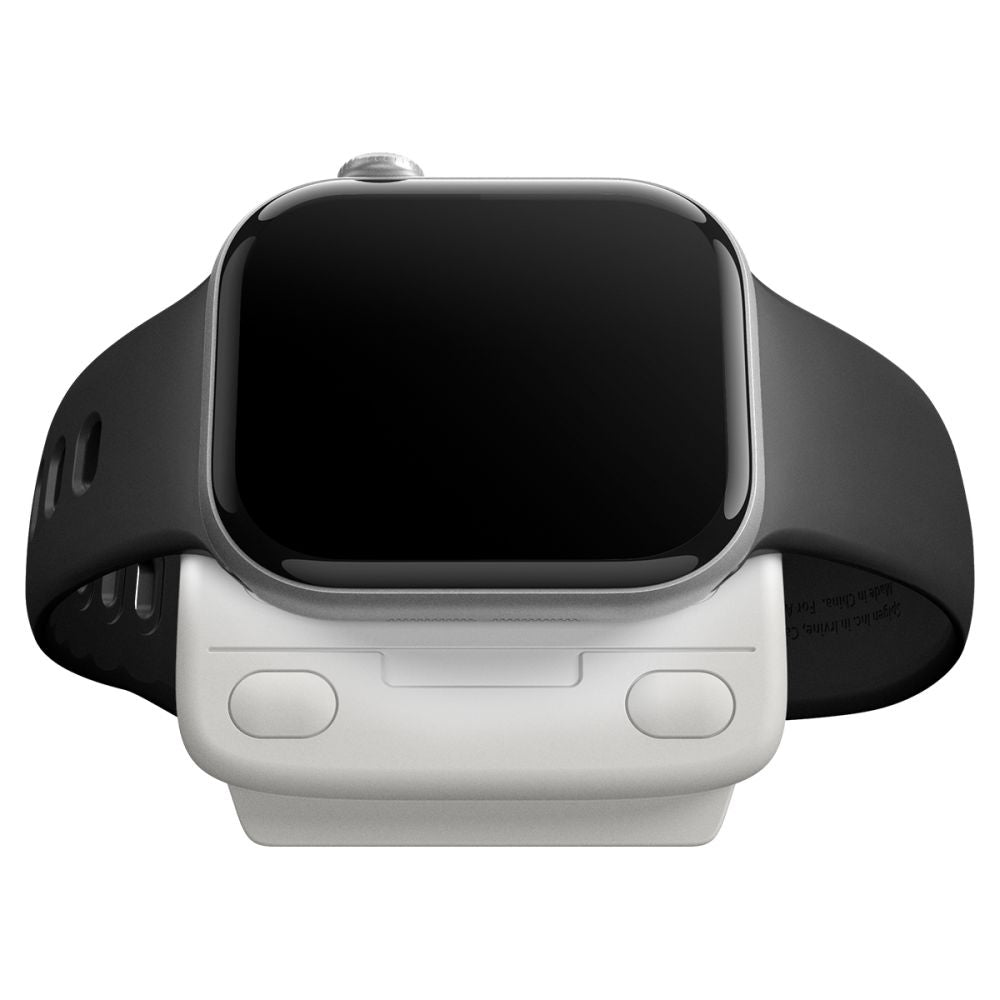 Spigen C1 Classic Stand for Apple Watch Series Wireless Charger, Grey AMP09340