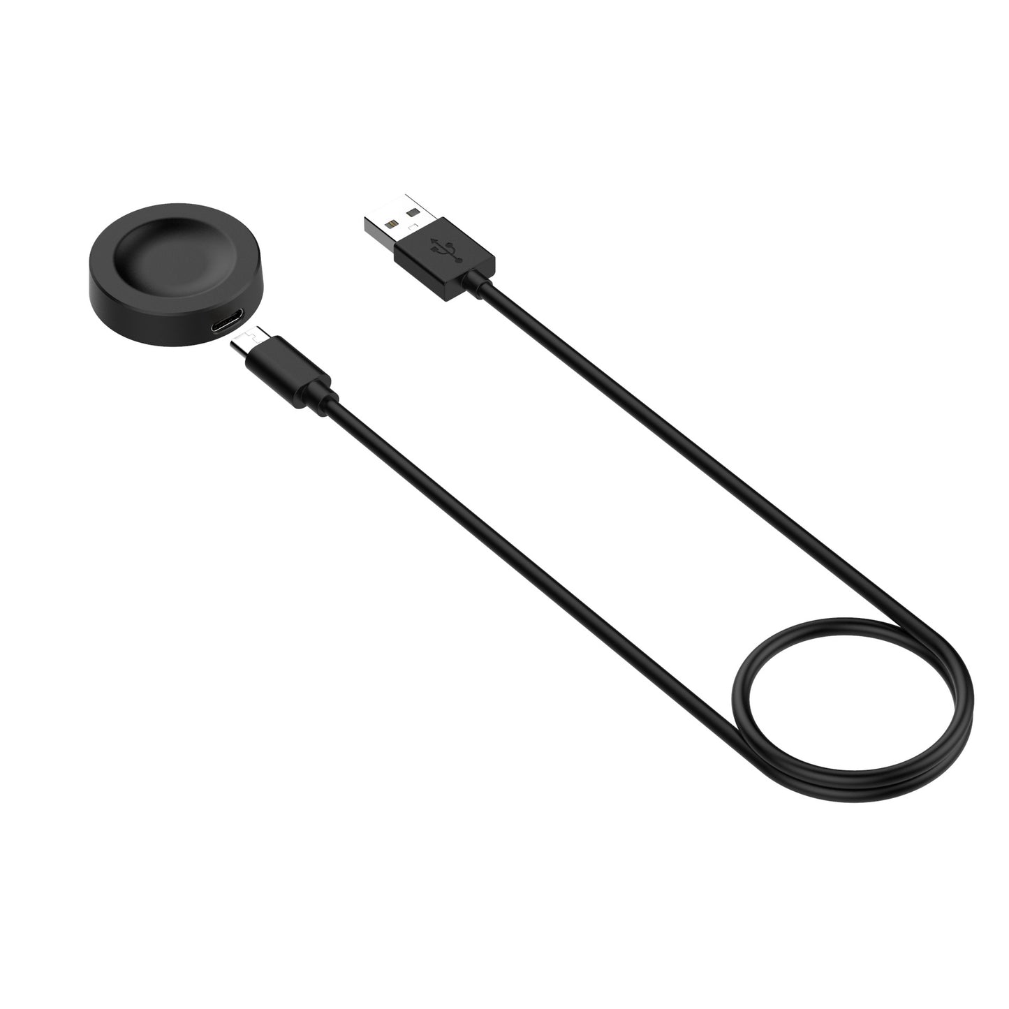 Bezdrátová nabíječka Techsuit THC2 pro Honor Watch / Huawei Watch Series, USB-A, Černá