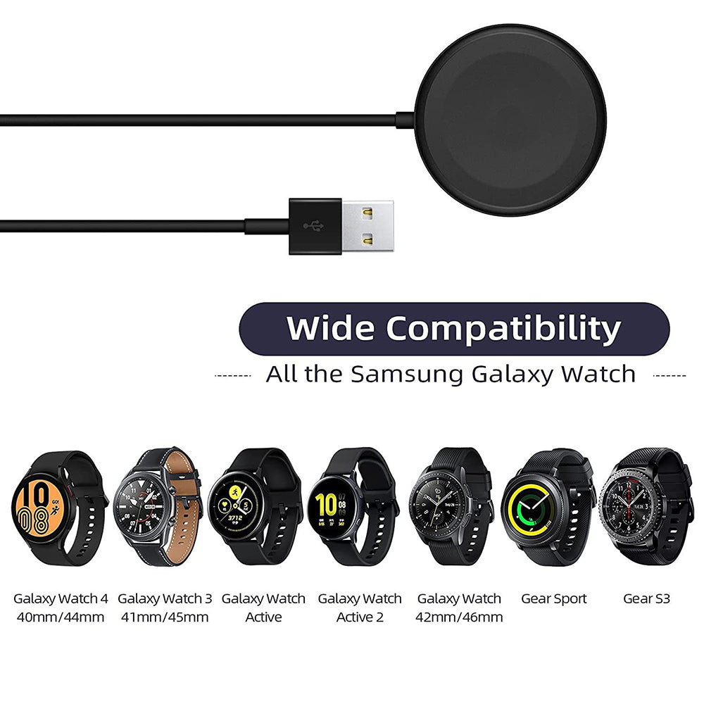 Bezdrátová nabíječka Techsuit TSC12 pro Samsung Galaxy Watch Series, USB-A, Černá